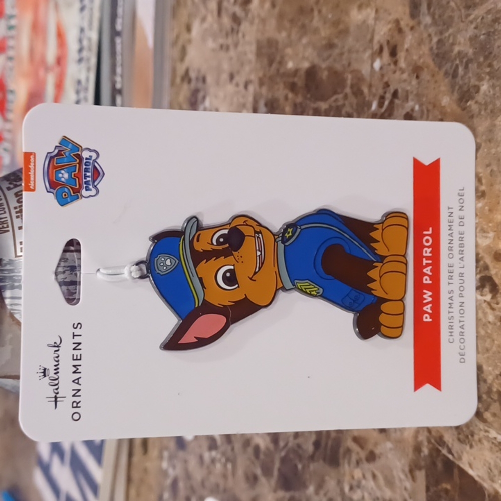 3 for $10 NIP Hallmark Paw Patrol Chase ornament